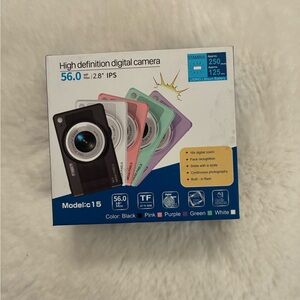 C15 High Definition Digital Camera - Black, Pink, Purple, Green, White